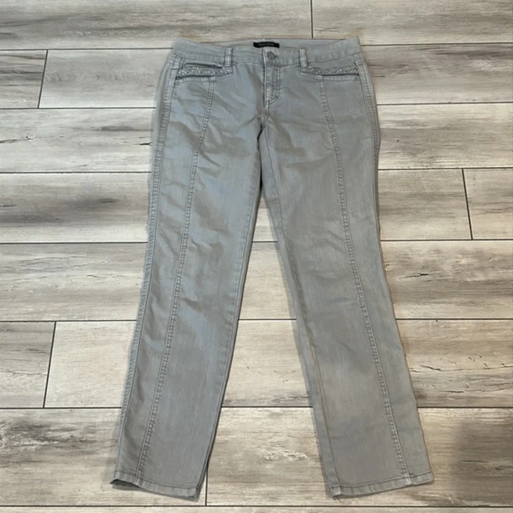 WHBM slim ankle jeans in gray size 4